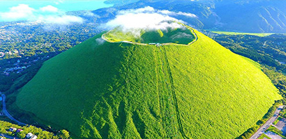 大室山火山口